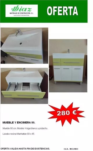 MUEBLE Y ENCIMERA 80 CM