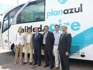 El autobús del Plan Azul ha visitado nuestro municipio para medir la calidad del aire