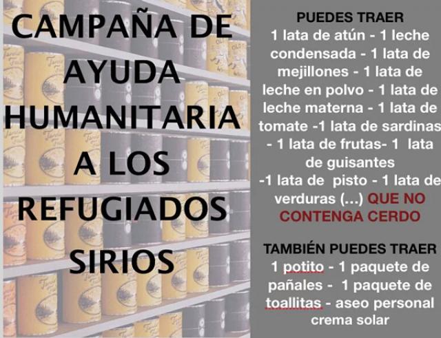 El PSOE de Pozuelo se suma a la iniciativa solidaria de SOS Refugiados Pozuelo