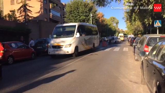 Atropellado un menor por un autobús escolar en Pozuelo