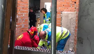 Un herido grave tras precipitarse por una ventana en un edificio en obras de Pozuelo