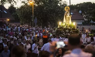  La misa y procesión en honor a la Virgen del Carmen pusieron anoche el broche final a las Fiestas del Carmen de Pozuelo