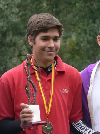 El arquero de Pozuelo Nacho Santana se proclama campeón de España junior en sala