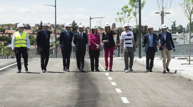 
                                                    Avanzan a buen ritmo las obras en la Avenida del Talgo de Pozuelo