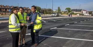 Las obras del nuevo aparcamiento de la calle Diamante permitirán el estacionamiento de 130 vehículos