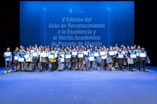 El Ayuntamiento de Pozuelo premia la Excelencia y Mérito académico de los mejores estudiantes de Primaria y de Secundaria