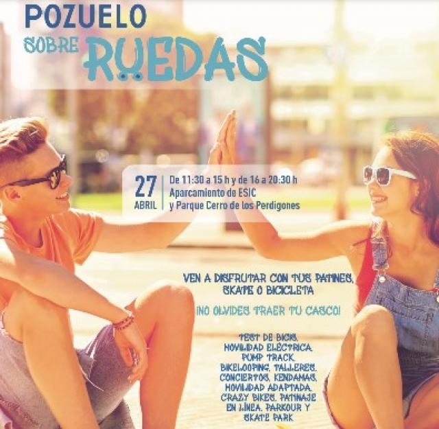 La ciudad celebra este sábado “Pozuelo sobre ruedas”, una jornada para disfrutar de los patines, skate y bicicletas

