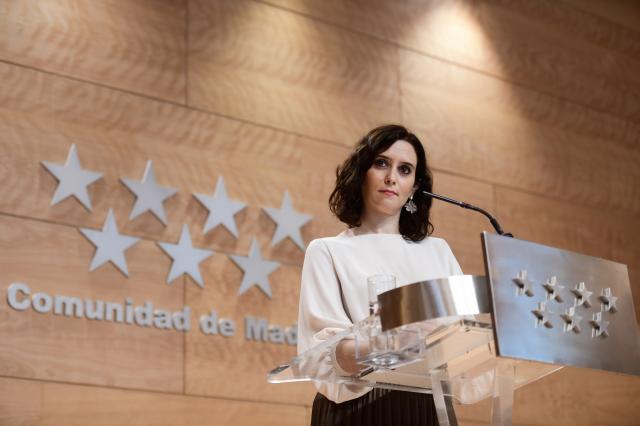 
                                                    Diaz Ayuso anuncia una rebaja de impuestos en la Comunidad de Madrid a partir del 1 de enero
