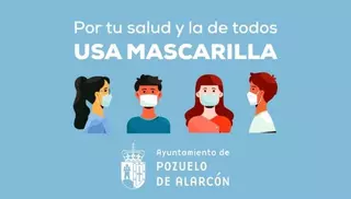 El Ayuntamiento de Pozuelo de Alarcón recuerda el uso obligatorio de las mascarillas