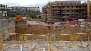El PSOE pide explicaciones sobre las obras paralizadas del aparcamiento del antiguo matadero de La Estación 