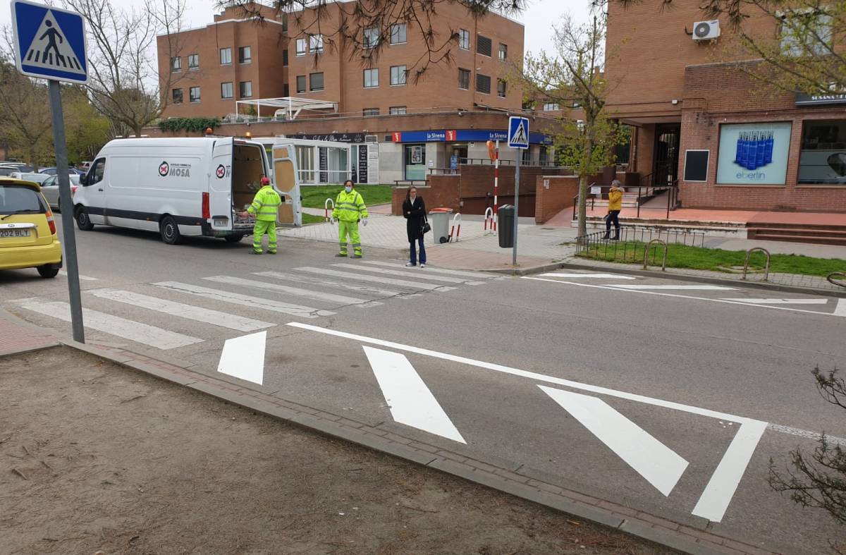 El Ayuntamiento de Madrid implementa en Aravaca una medida de seguridad vial que había sido rechazada en Pozuelo