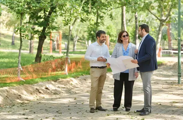 El Parque Fuente de la Salud de Pozuelo cambiará su imagen tras las obras que se han puesto en marcha