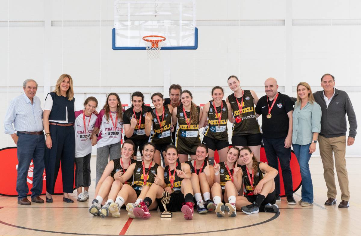 El equipo sub22 femenino del Club Baloncesto Pozuelo gana por segundo año consecutivo