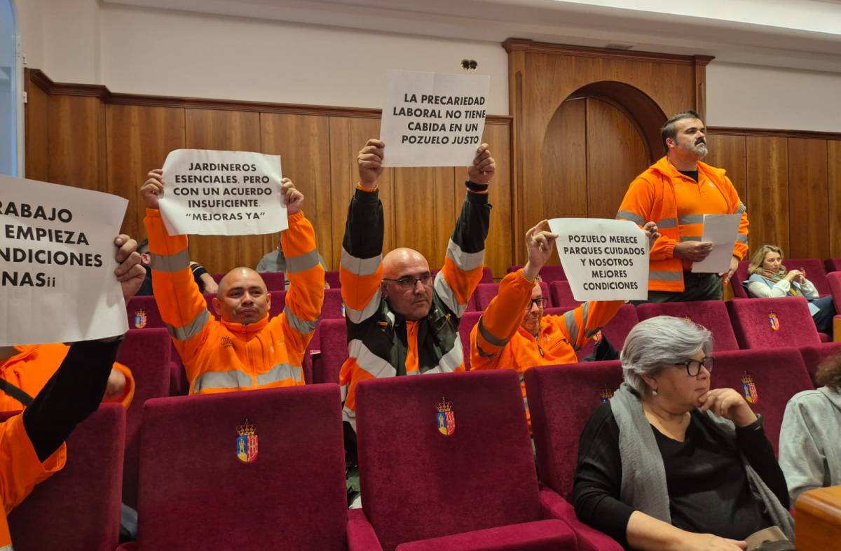 Más Madrid Pozuelo apoya las reivindicaciones de los trabajadores de las contratas de  jardinería 