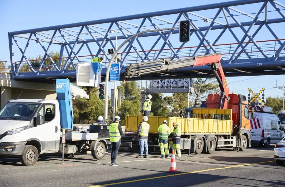 Obras A-5: nuevo desvío total del tráfico entre el enlace con la carretera de Boadilla y Padre Piquer