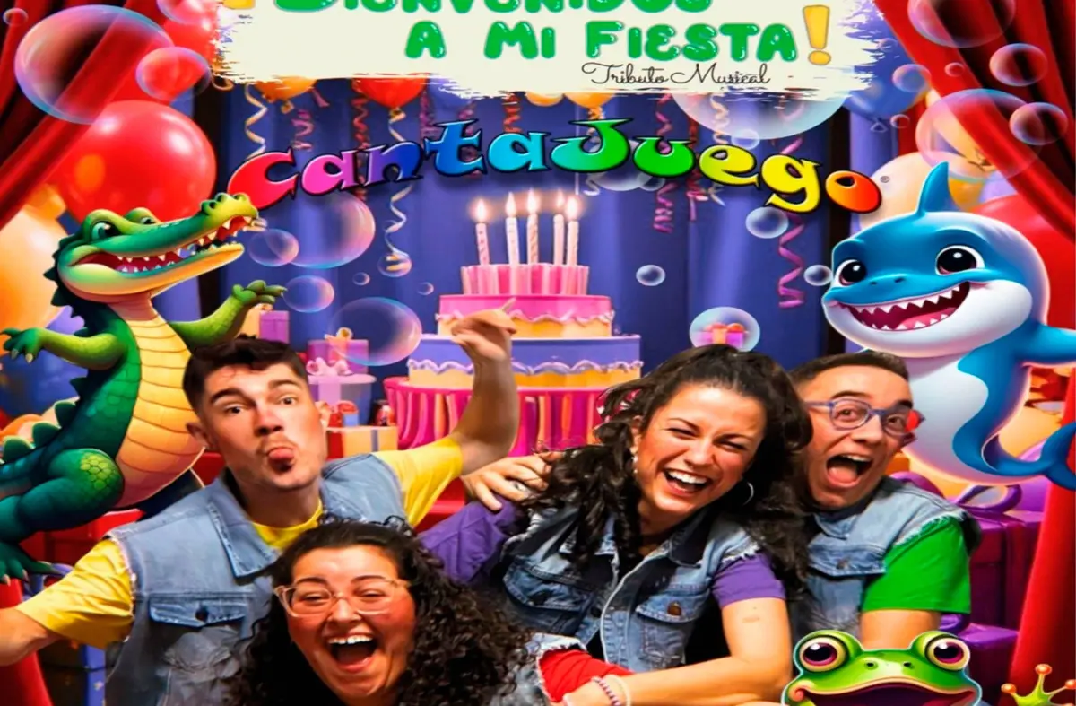 MUSICAL INFANTIL. '¡Bienvenidos a mi fiesta!' Tributo Musical a Cantajuego. 20 de Septiembre en Villanueva del Pardillo