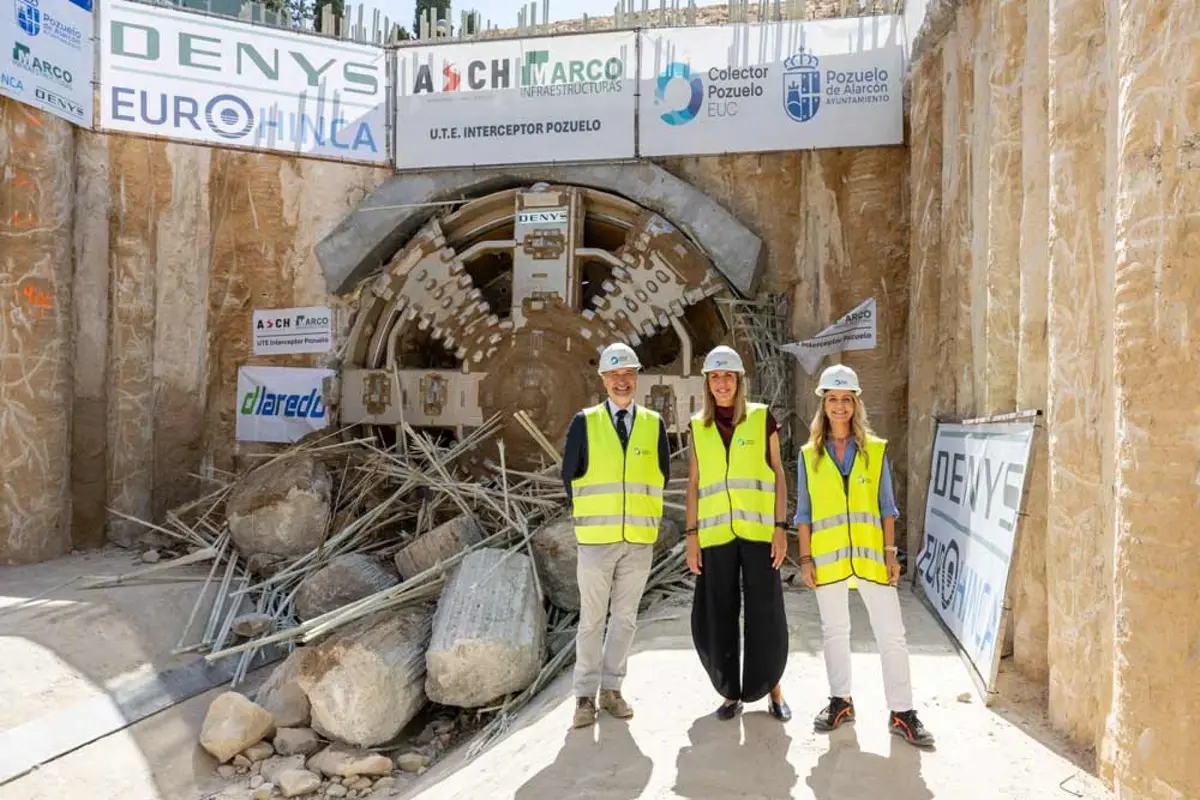 Finalizada la obra del colector de Pozuelo: protegerá de posibles inundaciones y permitirá el desarrollo de proyectos urbanísticos