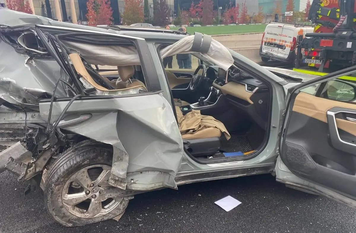 Grave accidente de tráfico en la M-503 a la altura de Pozuelo: 6 vehículos implicados en una colisión múltiple