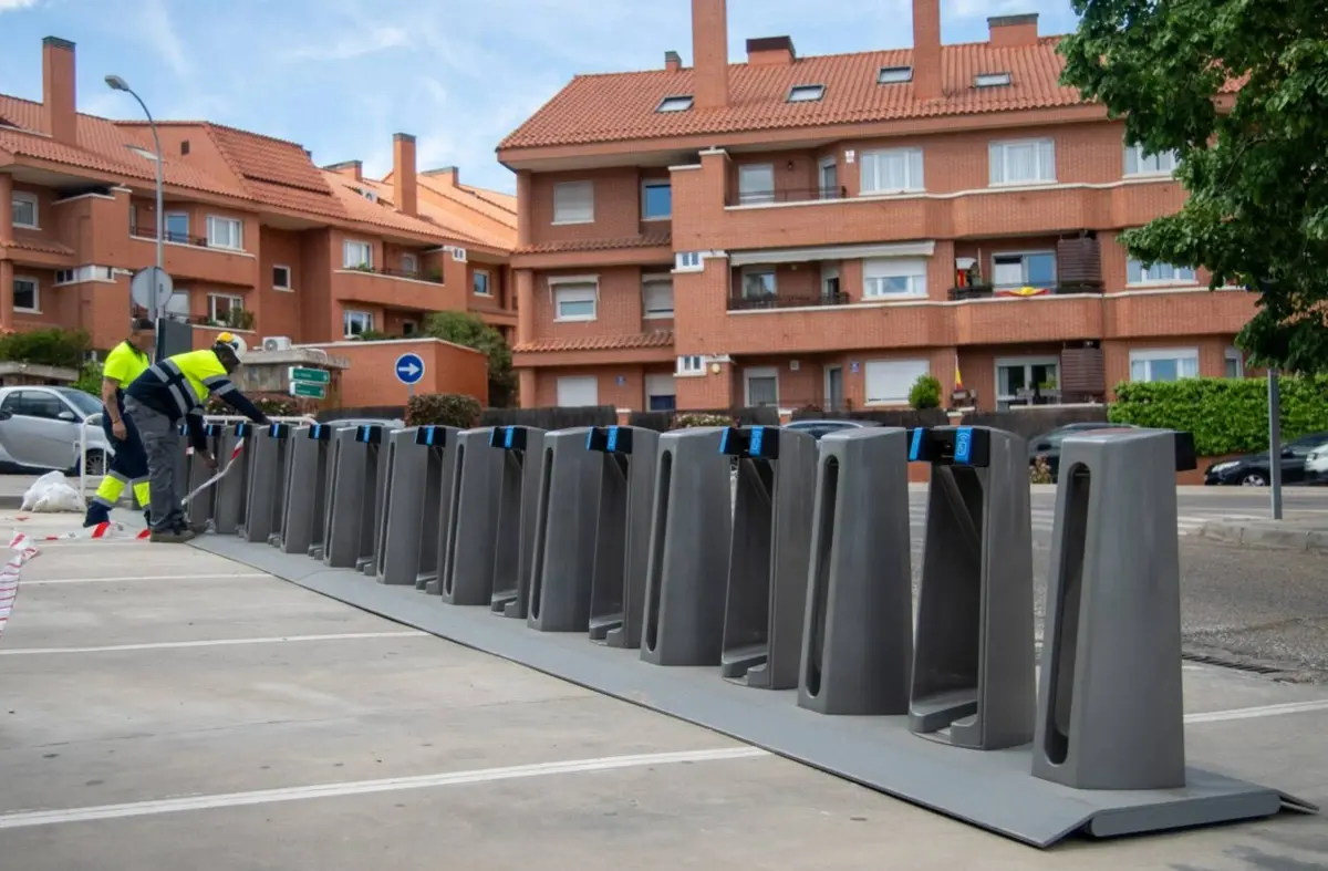 Comienza la instalación de estaciones de Bicimad en Pozuelo 
