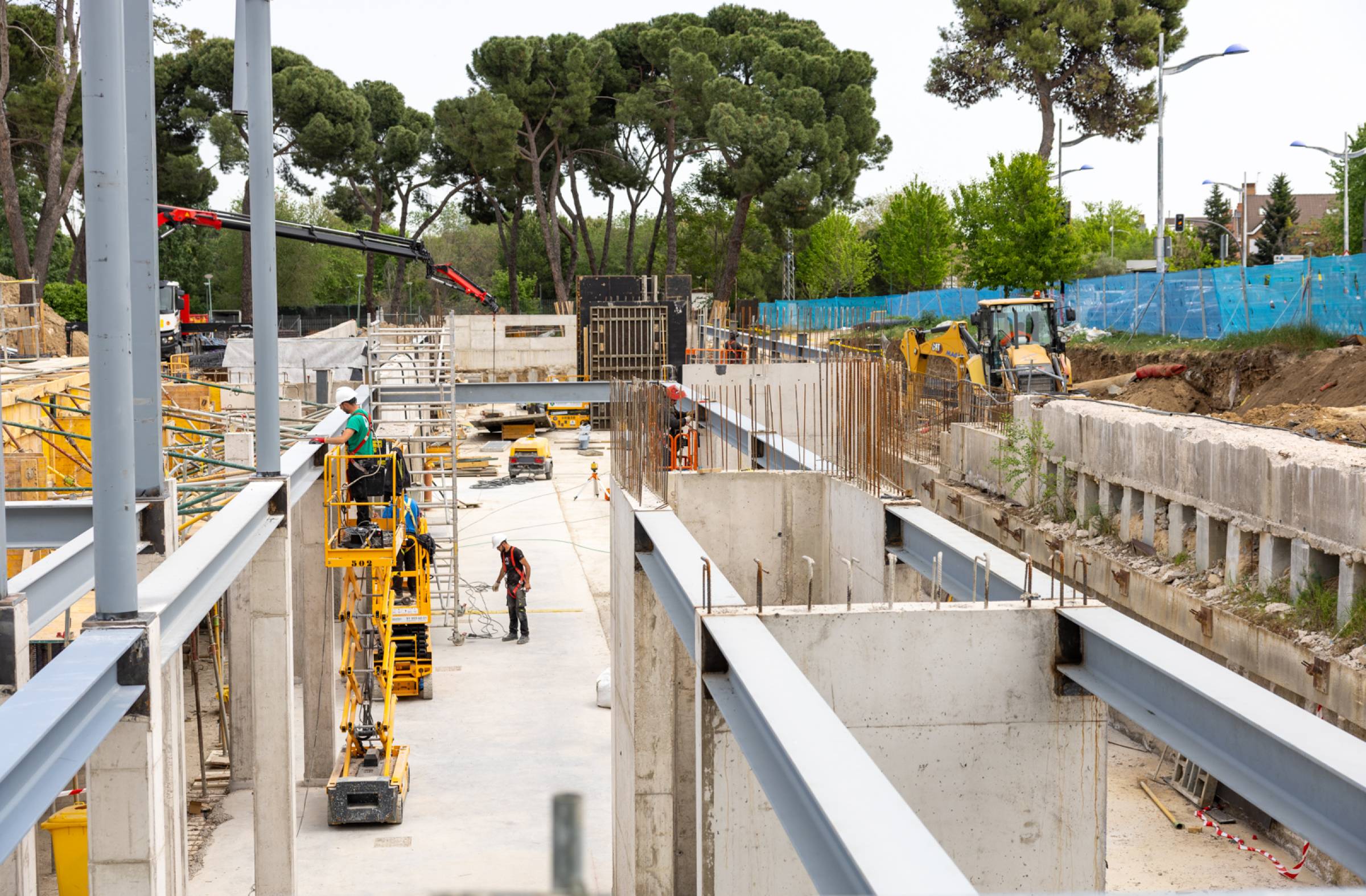 Pozuelo tendrá listo el nuevo polideportivo municipal Carlos Ruiz y la piscina climatizada antes de que acabe el año