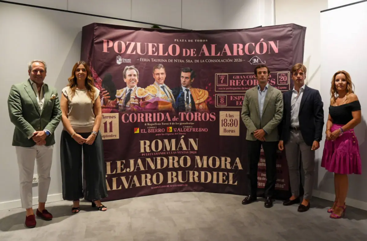 Fiestas de Pozuelo 2026: Román, Alejandro Mora y Álvaro Burdiel protagonizan la feria taurina