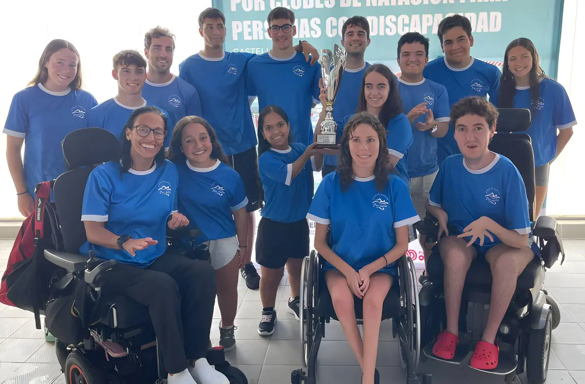 El Club Natación Pozuelo conquista su cuarto campeonato de España consecutivo en categoría adaptada