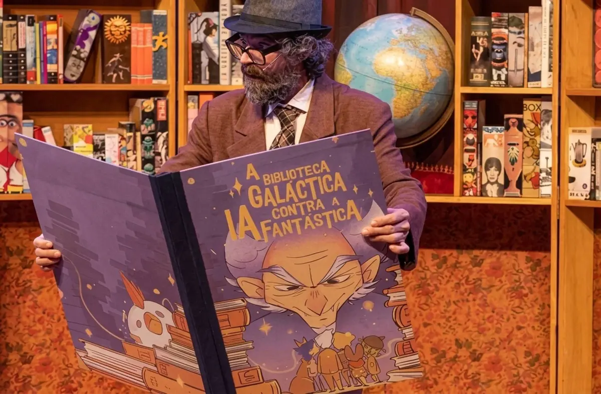 TEATRO FAMILIAR. 'La biblioteca galáctica contra la IA fantástica'. 30 de Octubre en Pozuelo