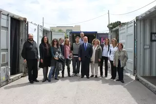 El alcalde de Pozuelo visita el III Festival Internacional de las Artes Visuales