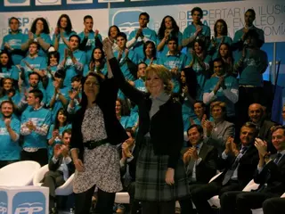 Esperanza Aguirre presenta a Paloma Adrados como candidata en Pozuelo de Alarcón