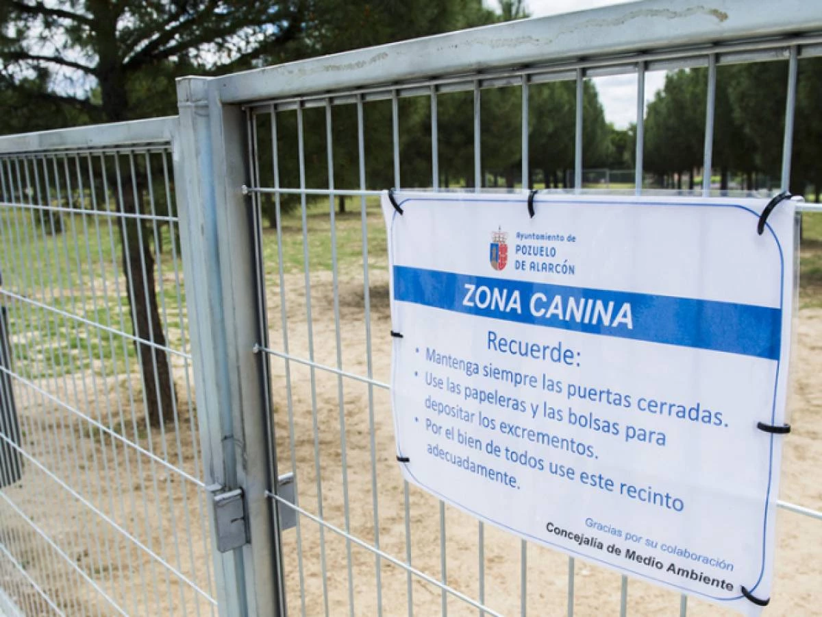 Parque canino en el barrio de la Estación
