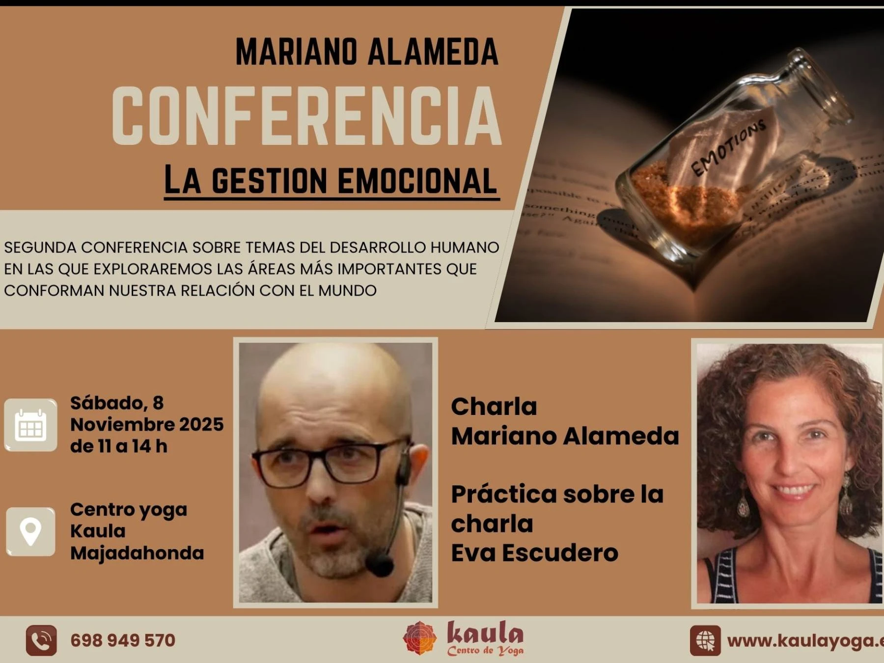 Conferencia: La Gestión emocional con Mariano Alameda