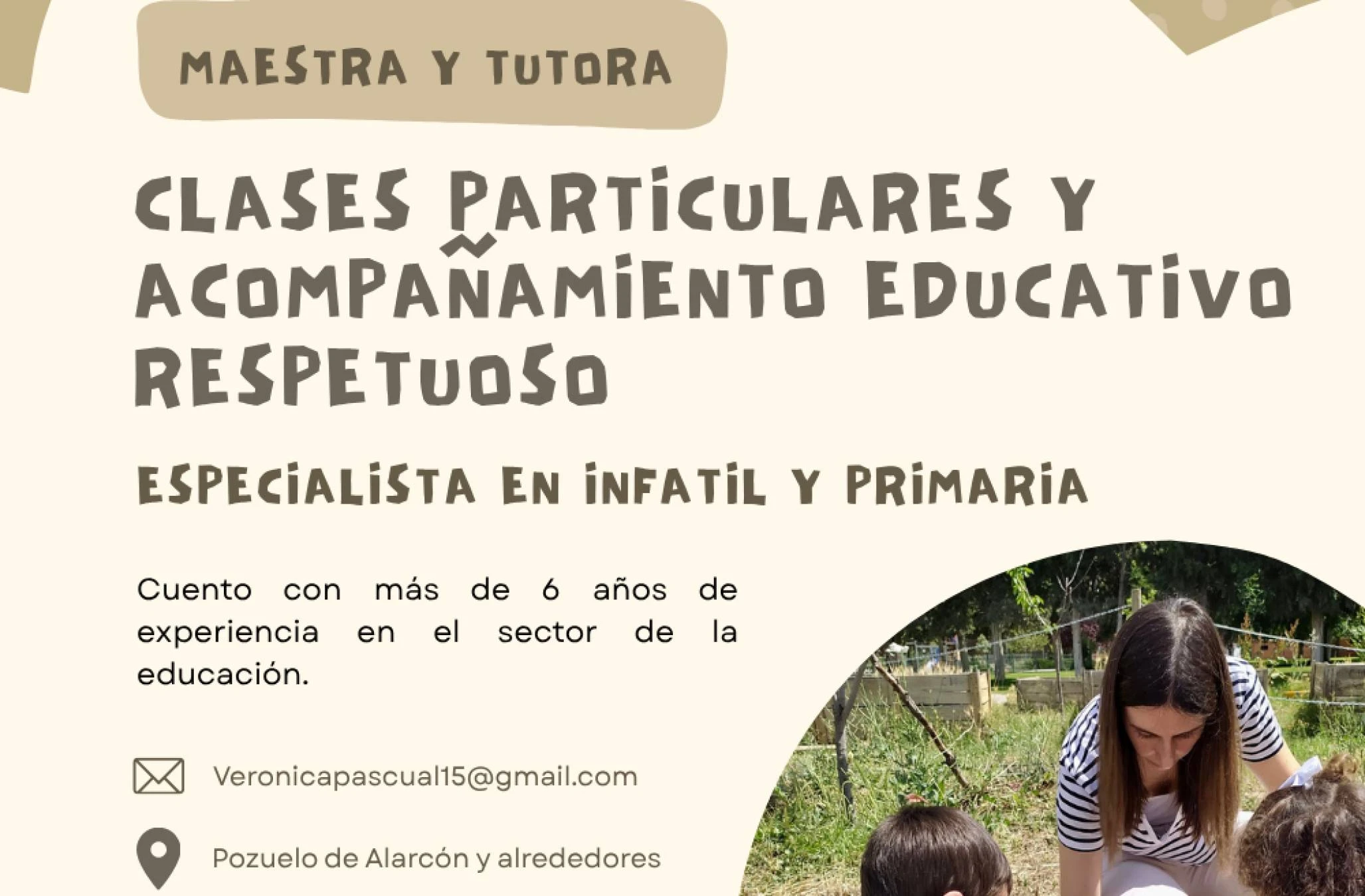 Apoyo escolar Infantil y Primaria